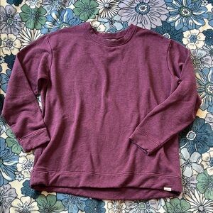 Orvis Super-soft Purple Crewneck Sweatshirt large